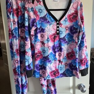 Floral Print Women's Pajama Set